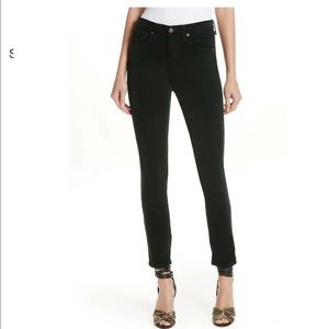 Veronica Beard Jeans green skinny corduroy sz28